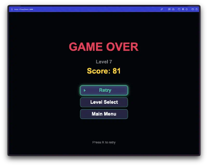 Game over