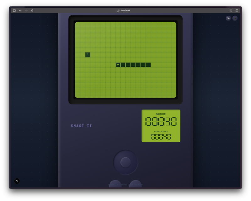 Snake growing mid-game