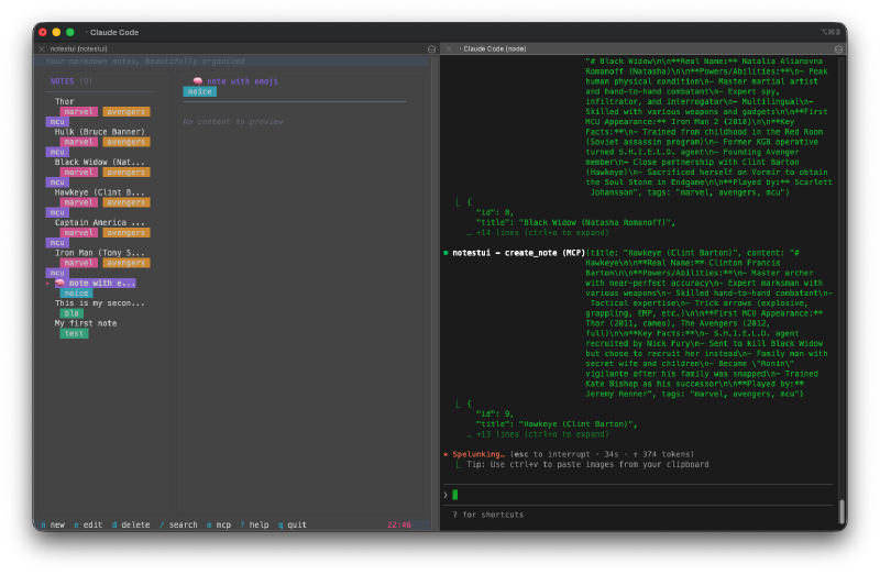 More Marvel notes being created via MCP