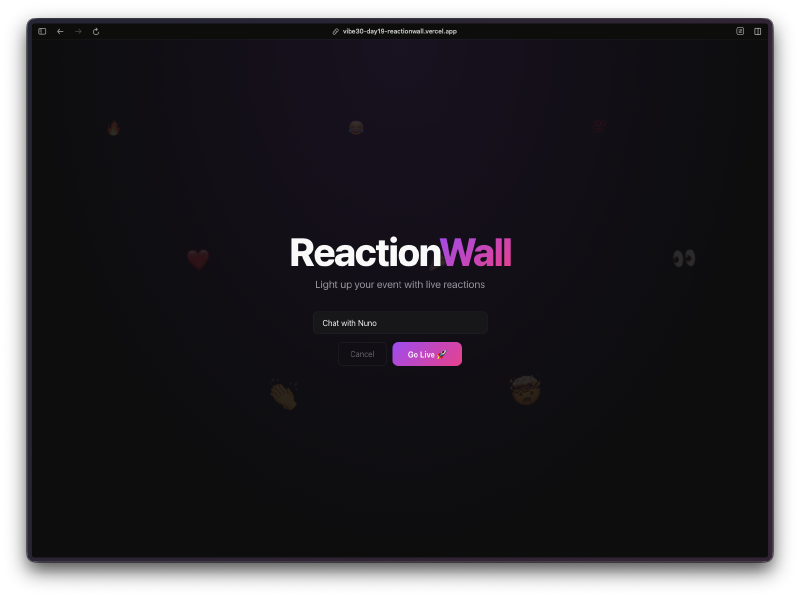 Event creation