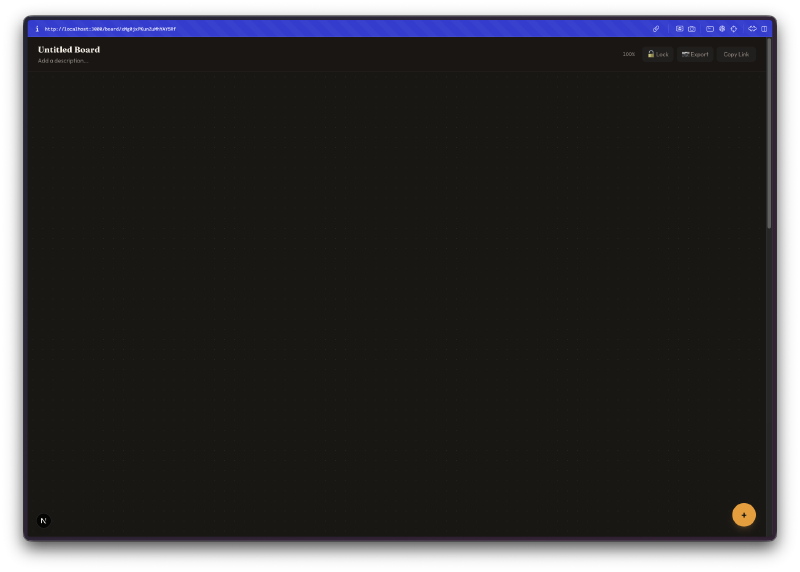 Tablero vacío listo para pins