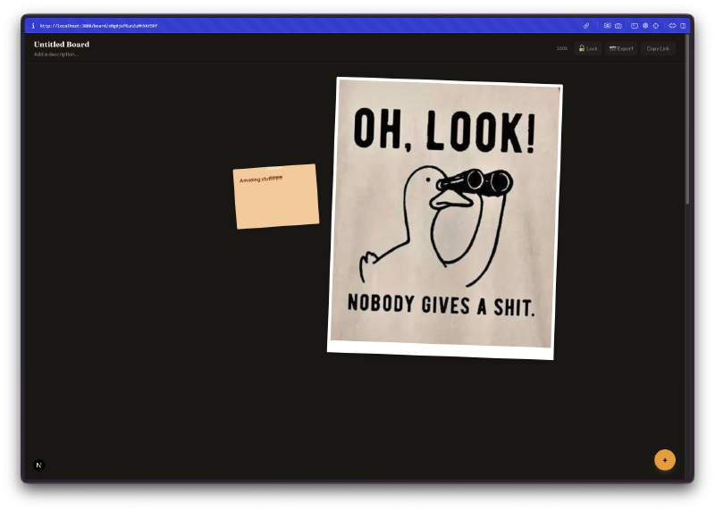 Tablero con contenido mixto
