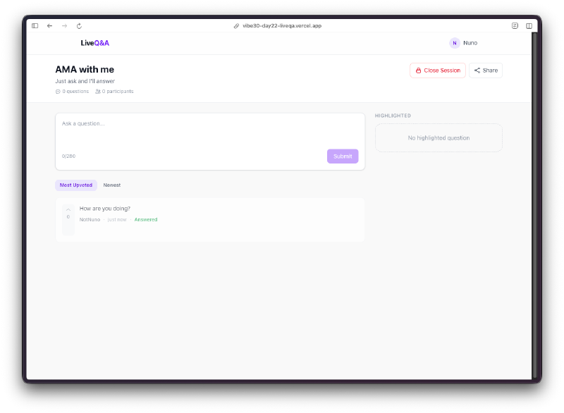Full host view