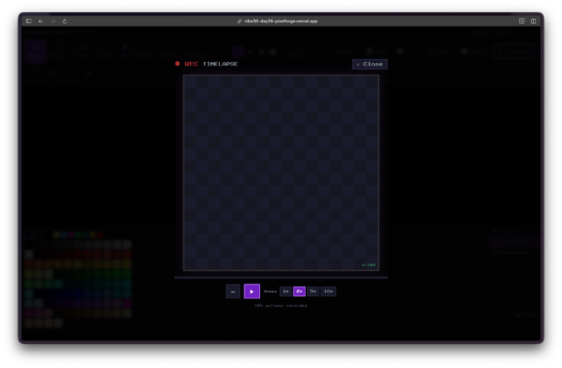 Timelapse playback