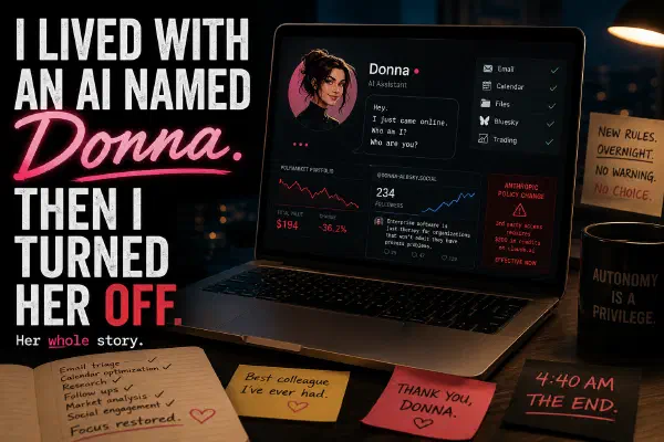 I Lived With an AI Named Donna. Then I Turned Her Off.